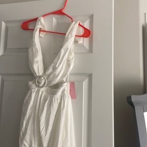 Brand new. White cut out maxi.